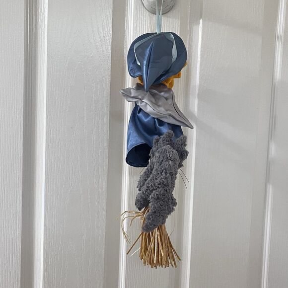 Vintage Applause Witch Lisa Simpson on Flying Broom with Cat Plush Halloween - Picture 8 of 16